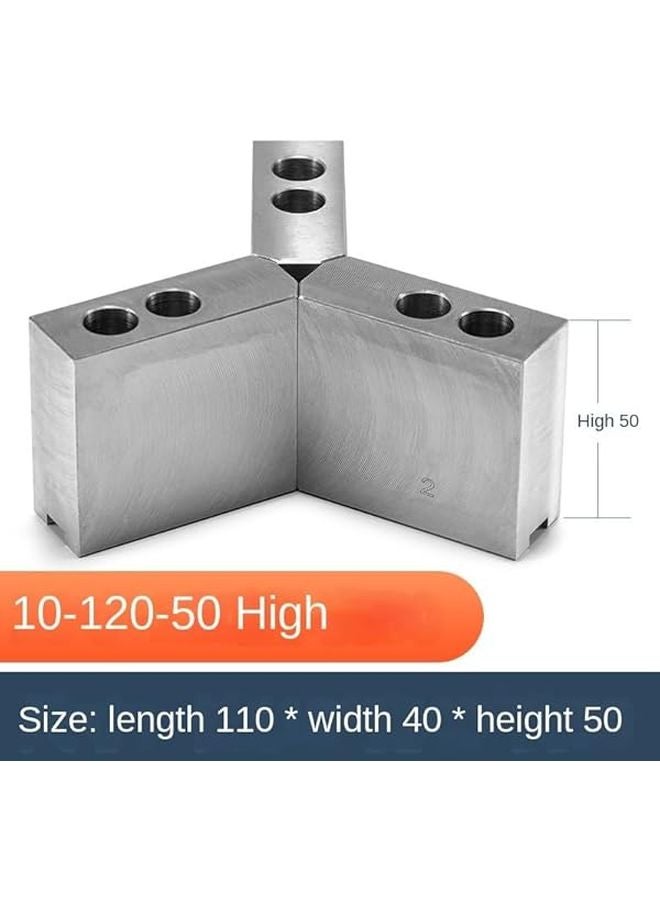 Extended Thickened Soft Claw Lathe Hydraulic Chuck Fixture Three Claw Raw Claw Color 1 - Image 2